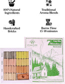 ISHOM 7 Earthy Himalaya Smudge Incense Bricks - iShom