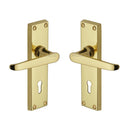 Victoria Door Handle on Plate - V3900-PB - iShom