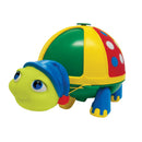 Funskool Roly Poly Turtle Pull along toy, Encourages walking, Rattling sound,Multicolour, 12 months & above - iShom